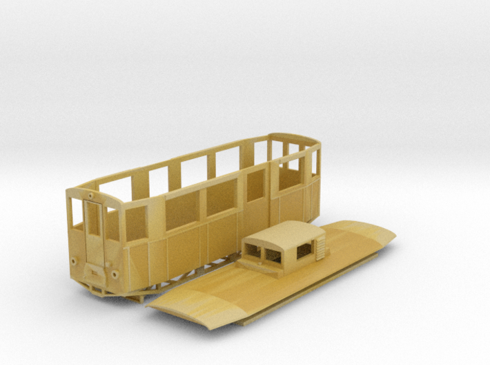 CSD M11.0 Railcar H0e 3d printed 