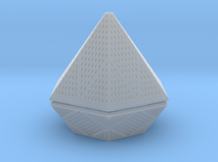 Diamond lampshade 3d printed