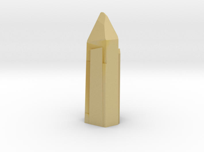 Crystal point 01 (hollow) 3d printed 