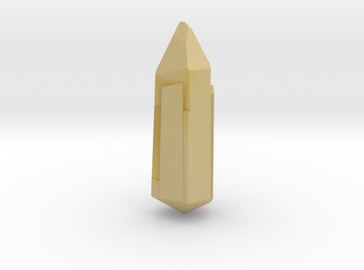 Crystal point 03 (double point) 3d printed 