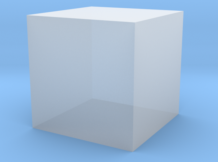 1cc Cube 3d printed