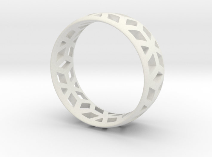 geometric ring 1 3d printed