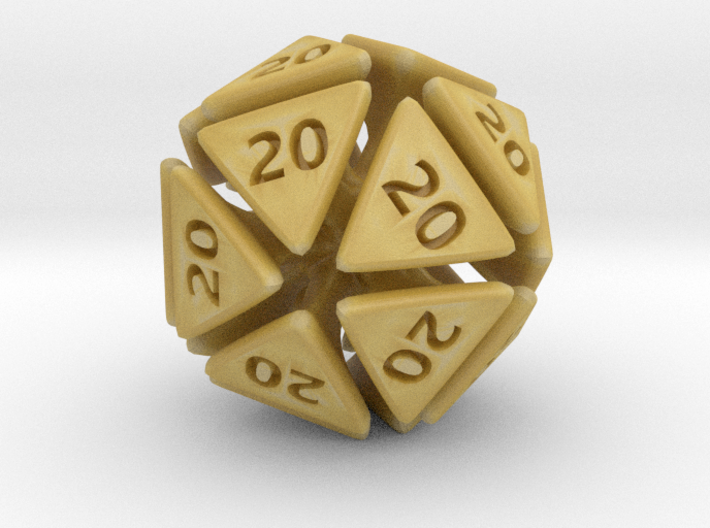 The D20 of Evil 3d printed