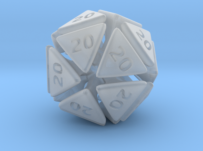 The D20 of Evil 3d printed