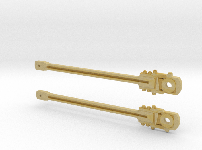 HO Scale Main Rods 3d printed 