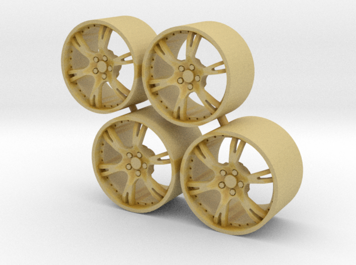 Set Wheels 6 Sporz² for Aoshima Aventador 3d printed