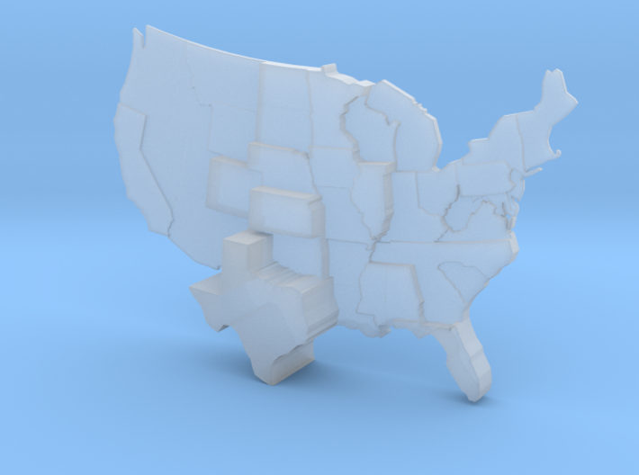 USA by Tornados 3d printed