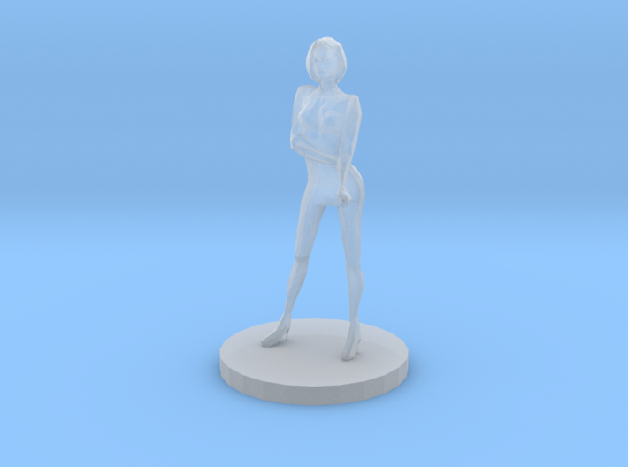 Girl Model (28mm Scale Miniature) 3d printed