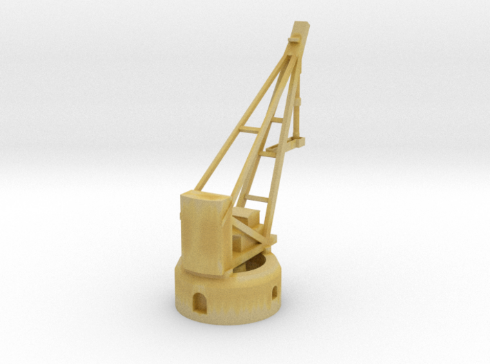 Armstrong Hydraulic Crane, Round Base 3d printed 