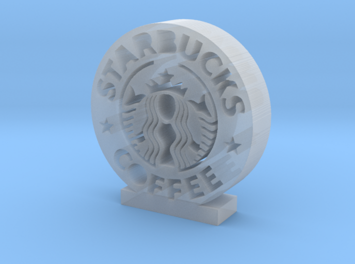 Starbucks Logo 3d printed