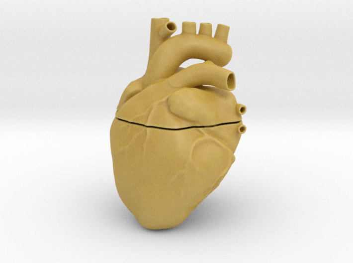 Heart Shaped Box 3d printed 