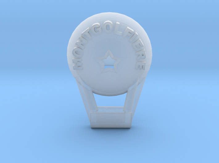 Montgolfiére Realistic Button 3d printed