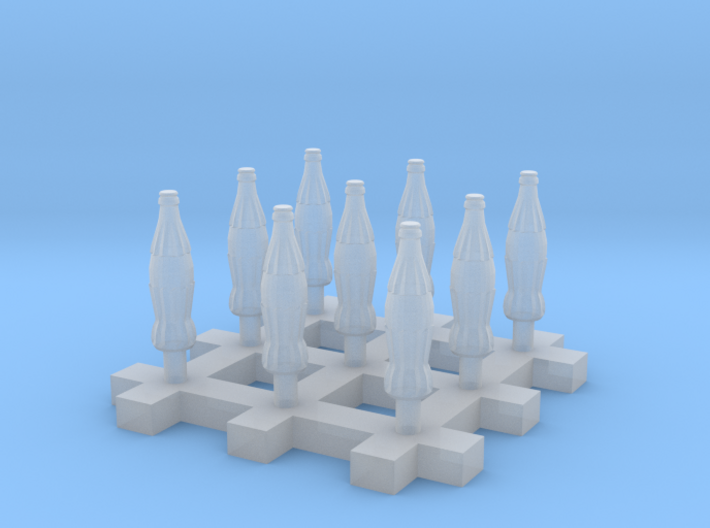 Soda Bottle 9x 20cl/6.7oz 1:35 54mm Scale 3d printed