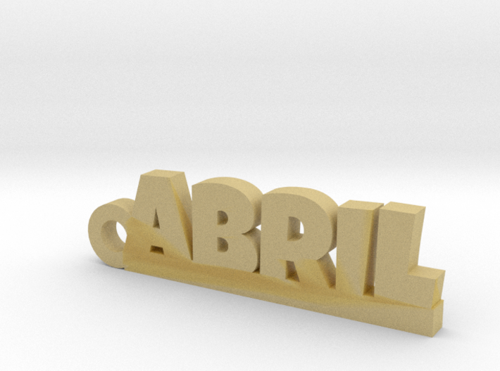 ABRIL Keychain Lucky 3d printed