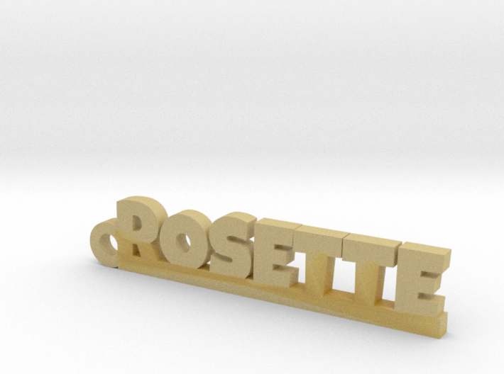 ROSETTE Keychain Lucky 3d printed