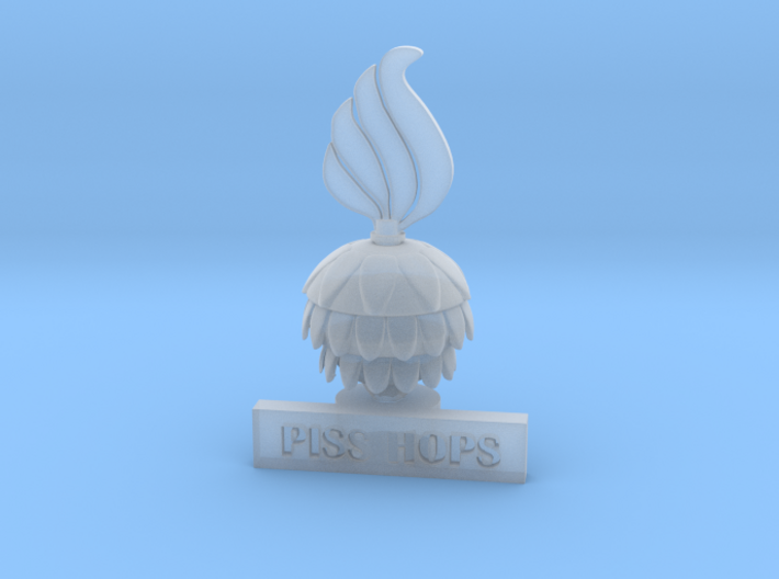 Piss Hops Brand Logo 3d printed