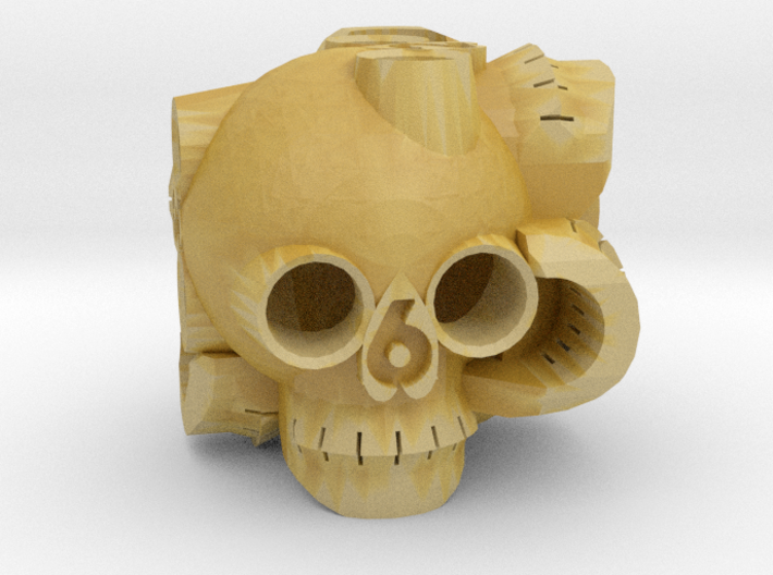 Skull D6 3d printed