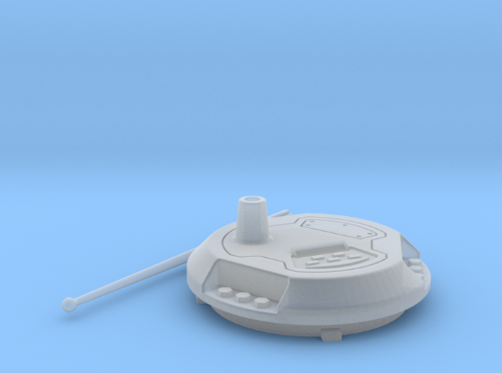 HISS Turret Filler w/ Antenna 3d printed