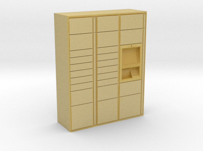 OO Gauge (1/76) Click and Collect Locker Small 3d printed 