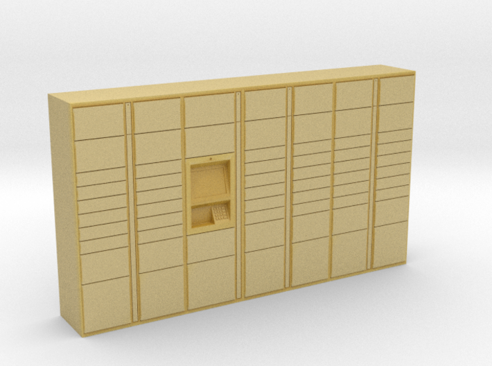 OO Gauge (1/76) Click and Collect Locker Large 3d printed 