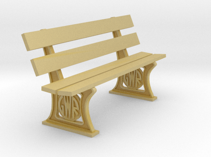 GWR Bench later style 4mm 3d printed