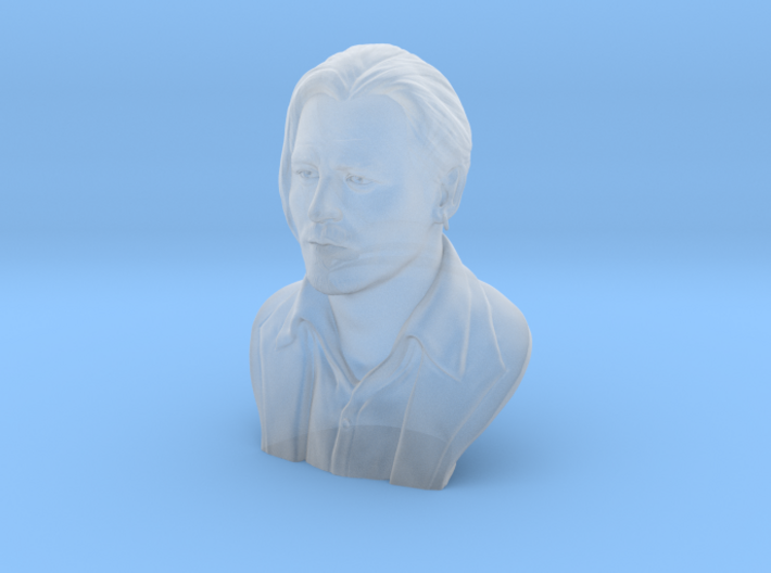3D Sculpture of Johnny Depp 3d printed