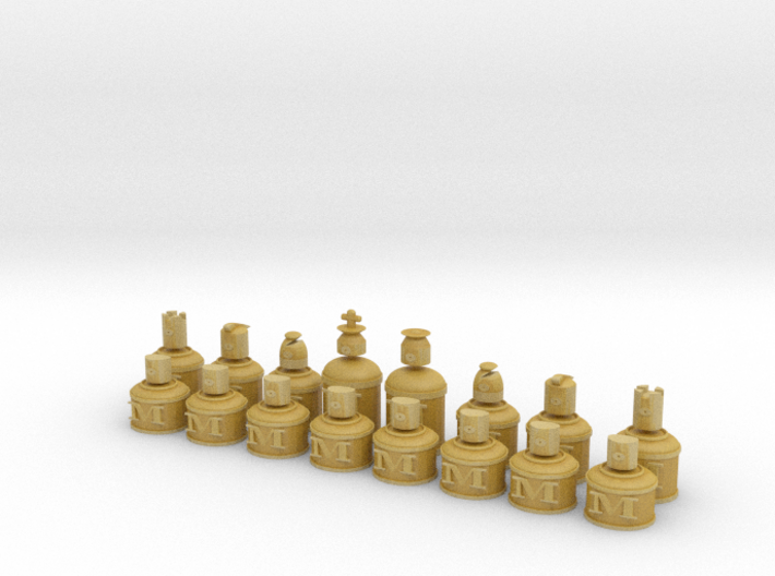 Muhne Chess - Small 3d printed