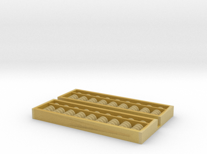 1:12 Functional Japanese Abacus / Soroban (x2) 3d printed 