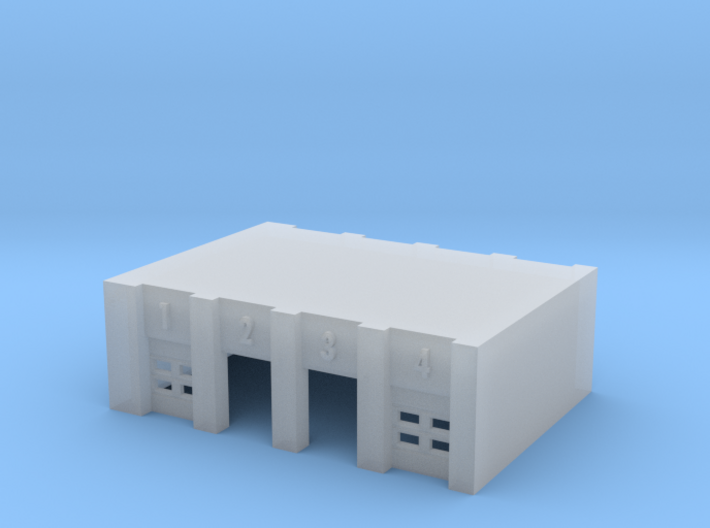 Airport Fire Rescue Station - Bays 2 and 3 open 3d printed