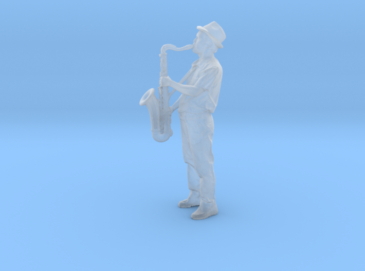 Scanned Saxophone player 6CM High 3d printed