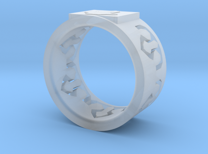 Crystal ring 3d printed