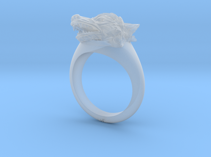 wolf Ring 3d printed