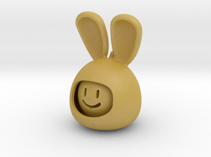emoji RABBIT 3d printed
