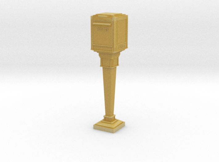 1/60 French Post Box / boîte postale n°1 3d printed 