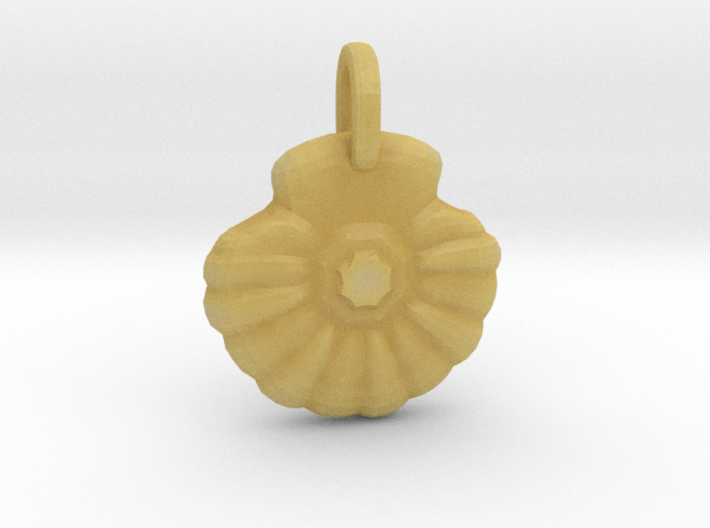 Shell Pendant Charm 3d printed