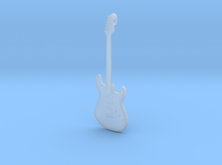 Stratocaster Guitar Pendant 3d printed
