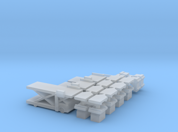 Airport Cargo Lift Set 3d printed