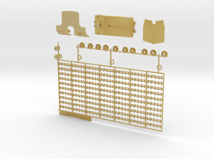 Pistenbully-Umbausatz komplett 3d printed 