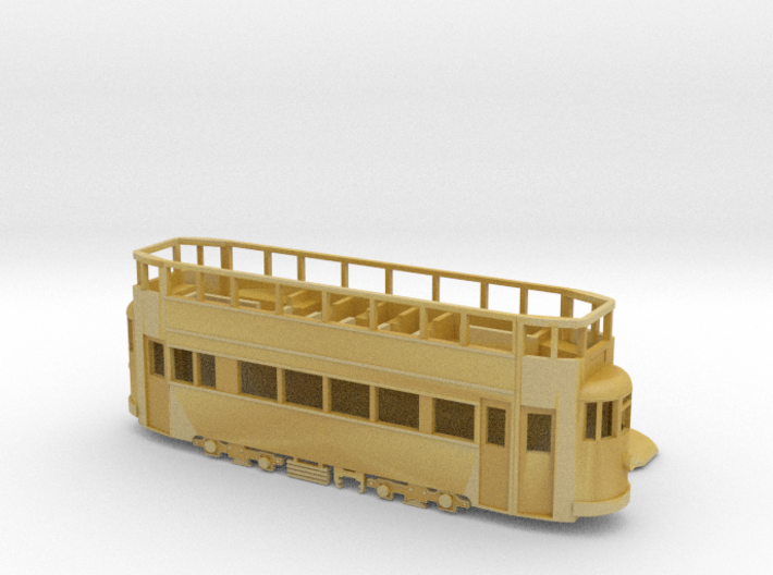 Lesney scale Feltham tramcar 3d printed 