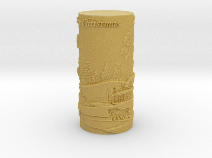 MERRY_CHRISTMAS_LAMP_SHADE 3d printed