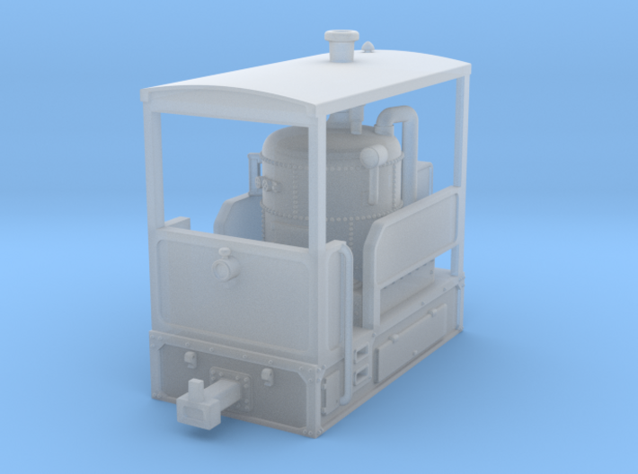 Vertical Boiler steam loco H0e/H0n30 3d printed