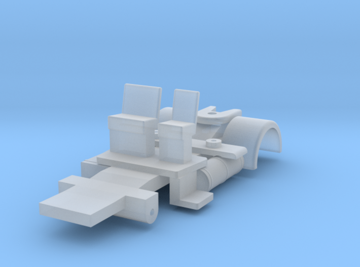 Cossley chassis, schaal 1:120 3d printed