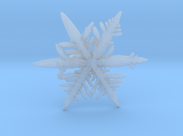 Snowflake pendent, just in time for Frozen season 3d printed