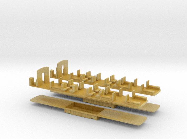 2x-Seat-and-Motor-Chassis-F and D Series 3d printed