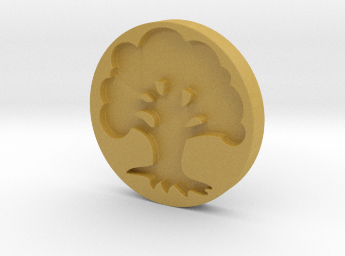 Forest Token 3d printed