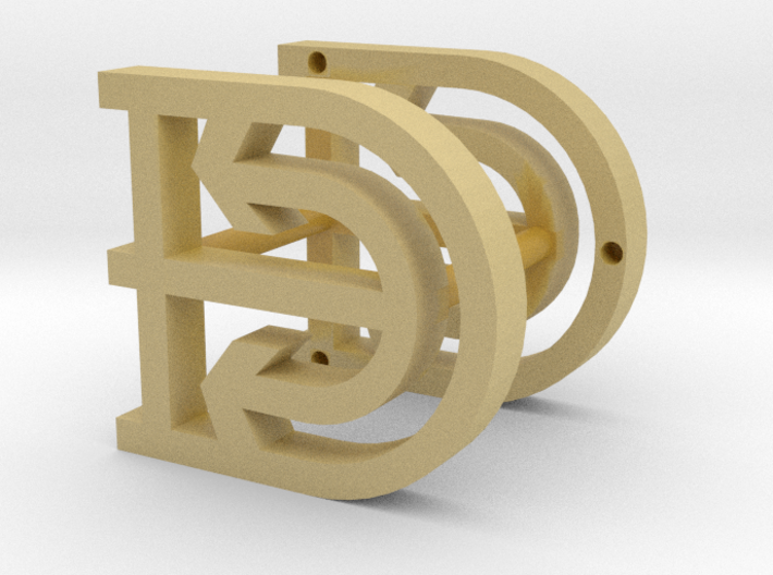 logo-Damen-1:20 3d printed 