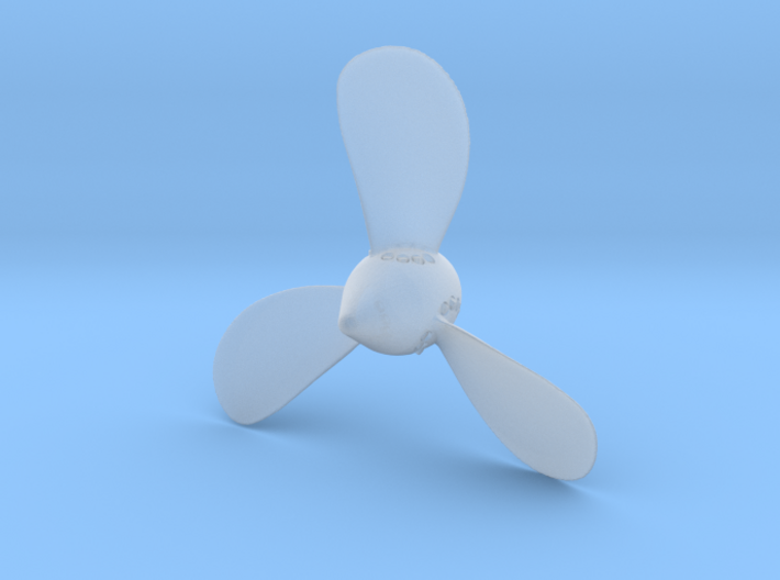 Titanic Starboard 3 Bladed Propeller Scale 1:150 3d printed