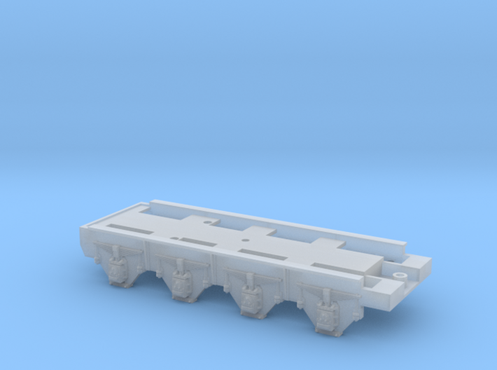 GWR Collett 8 Wheeled Tender Chassis 3d printed