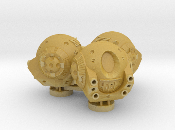 2001: an Odyssey. A trio of Discovery Pods 1:144 3d printed