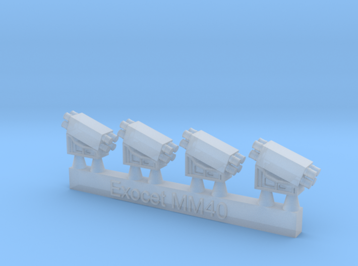 1/700 Exocet MM40 Launchers 3d printed